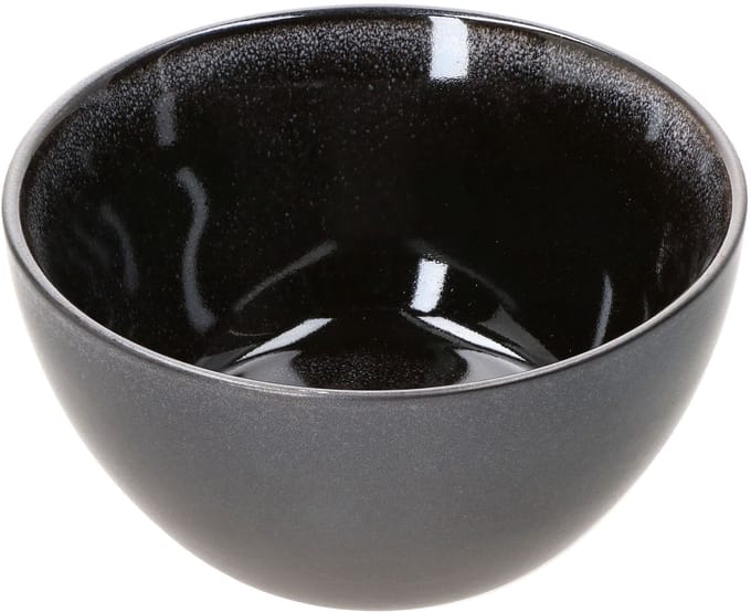 Set van 6 kommen Reactive Glaze Grijs Zwart 13.7cm - 24321860