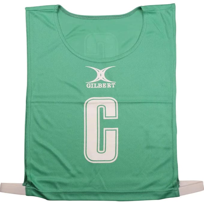 Gilbert Netball Monochrome Netball Bibs - Medium - Groen