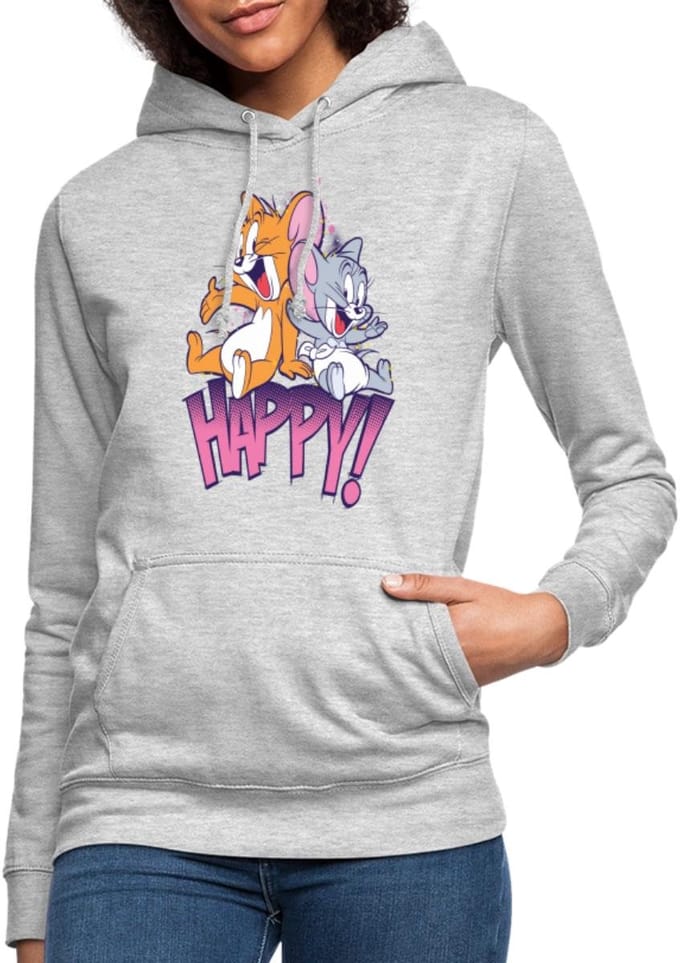 Tom En Jerry Met Nibbles Hoodie Dames
