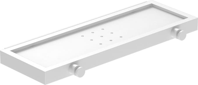 psmlighting Cascade Zeephouder met haak | B300xH20xD120mm | Aluminium;Inox | Wit