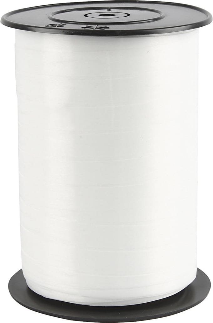 Lint 250 Meter 10 mm breed Polyester Wit polyband.
