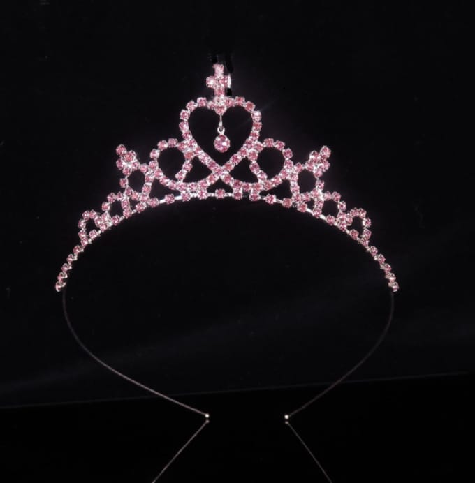 Tiara Prinses - Kroontje Meisje - Roze - vanaf 4 jaar
