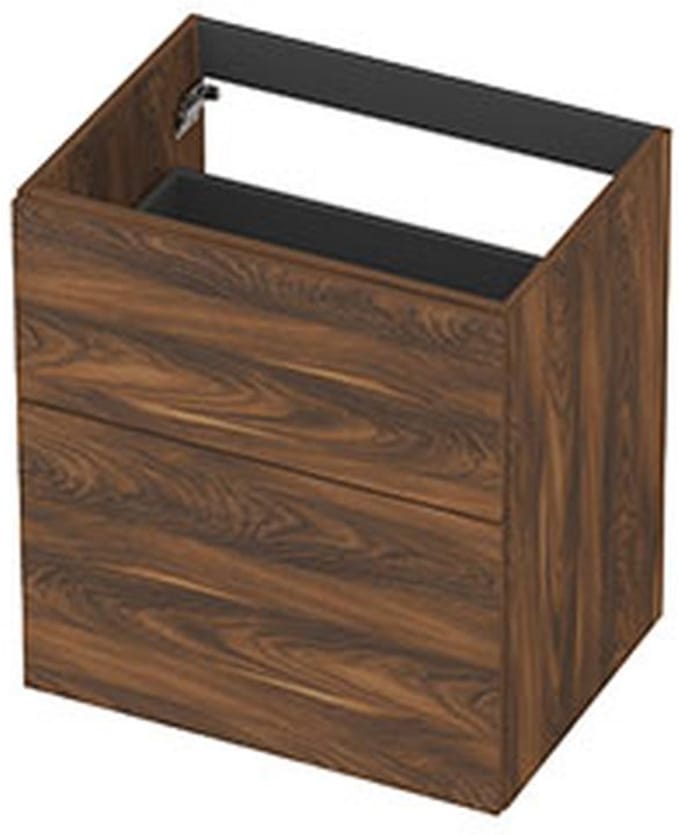 INK - Onderkast 2L A-sym Decor Tbv Grepen - 600x450x650 Mm - Noten