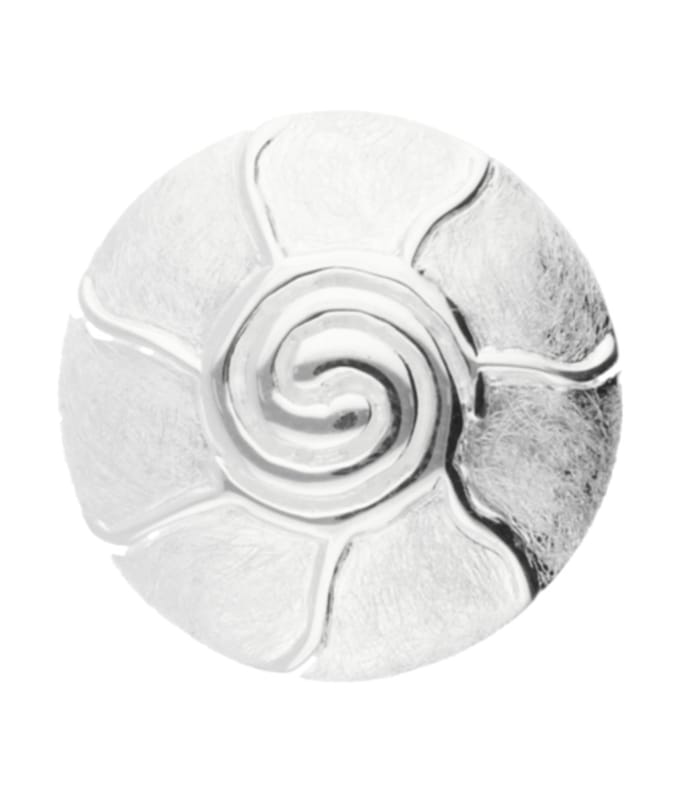 Zilveren Keltische Zon bol kettinghanger