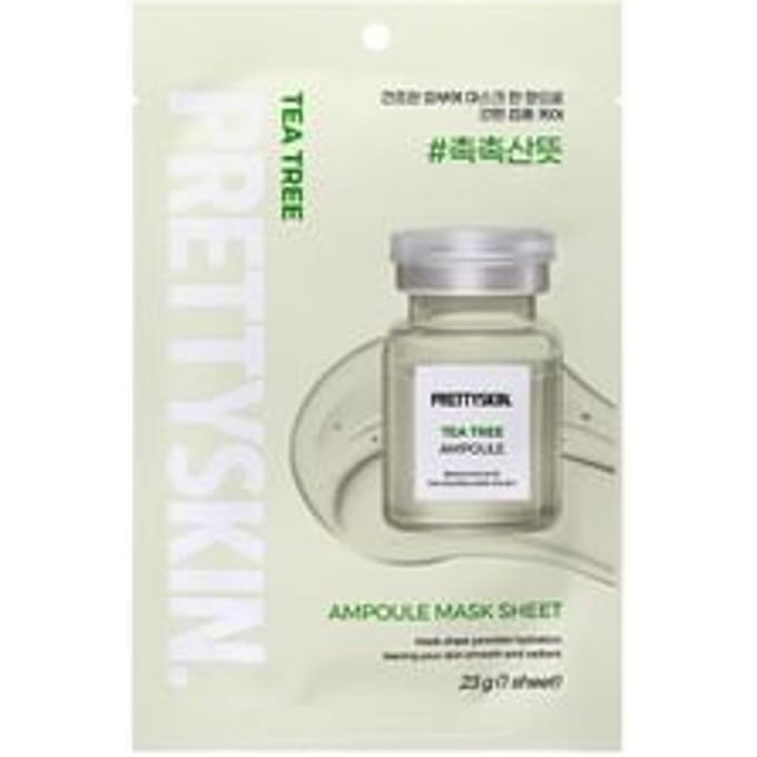 Pretty skin - Ampoule Mask Sheet - 5 Types Tea Tree