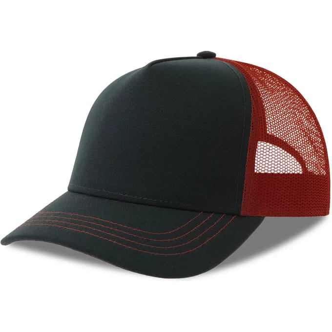 Atlantis Headwear Rapper Canvas Cap Recycled AT426 - NAVY/BURGUNDY - One size