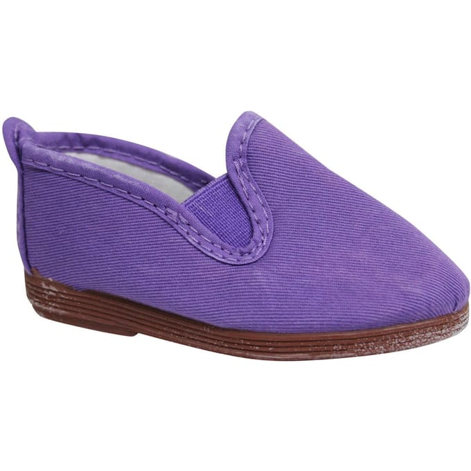 Flossy Style Kinder Paarse Plimsolls