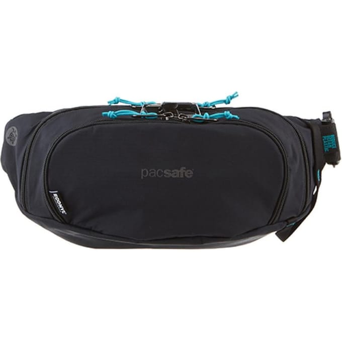 pacsafe Gordeltas Pacsafe Eco ECONYL® Waistpack Black Zwart
