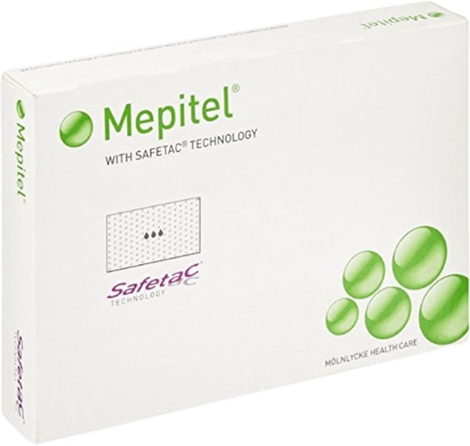 Mepitel siliconen wondcontactlaag 8x10cm Molnlycke