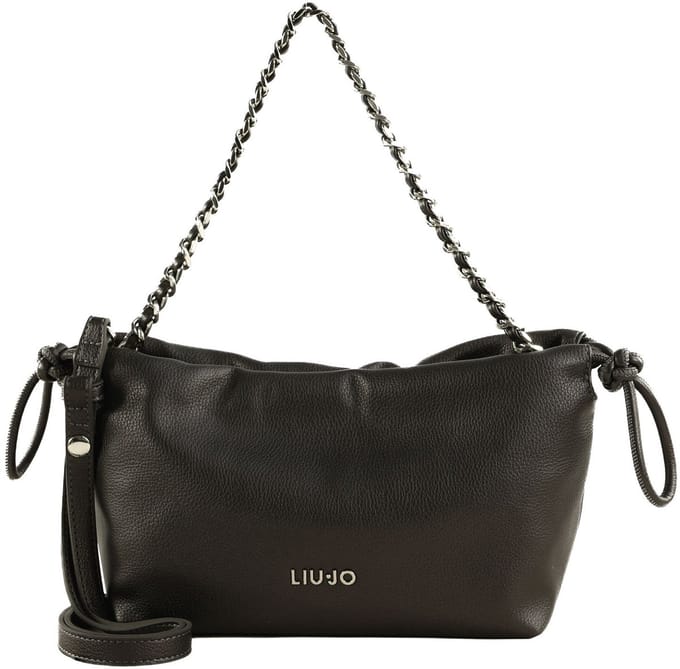LIU JO schoudertas Stilly ECS Crossbody Bag Anthracite Metallic antraciet