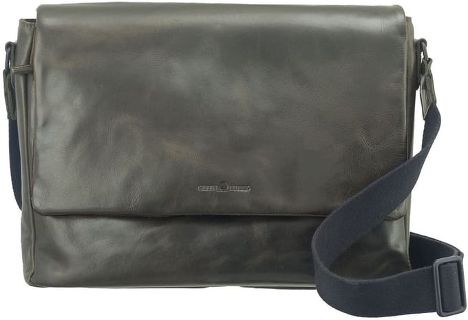 GREENBURRY schoudertas Newport Crossover Bag British Green olijfgroen