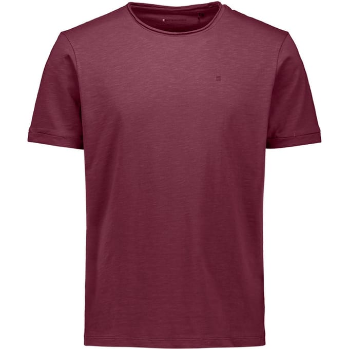No Excess T-shirt Crewneck Slub Dark Wine Maat: S | Basic T-Shirts Outlet | Heren