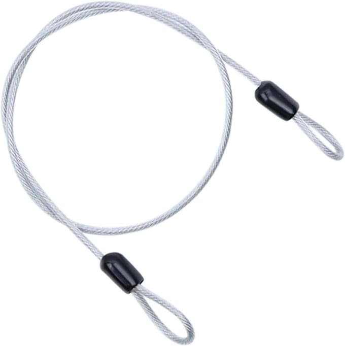 Stalen Kabelslot - Combinatieslot Fiets - Beveiligen van spullen - Versterkte staalconstructie - 1 meter - Zilver