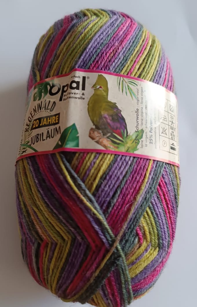 Sokkenwol Opal Regenwald 100g - nr.8467