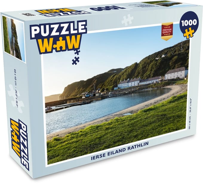 Puzzel Ierse eiland Rathlin - Legpuzzel - Puzzel 1000 stukjes volwassenen