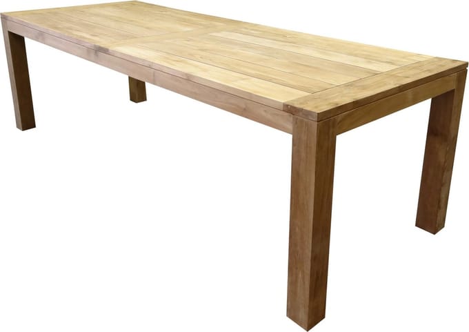 Krista dining tuintafel 260x100xH78 cm teak