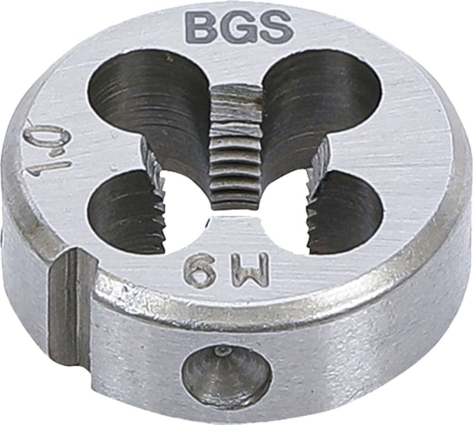 BGS Draadsnijplaat - M9 x 1,0 x 25 mm