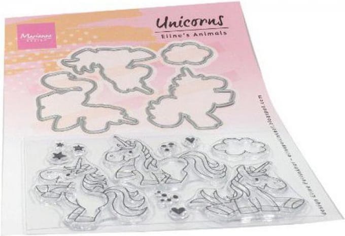 Marianne Design Eline's Clear stamps - animals Unicorns
