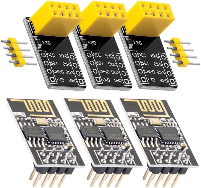 Wifi Module Set - Netwerk Transceiver - Projecten Automatiseren - Drie Werkmodi - 3 Stuks - Groen