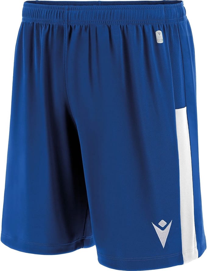 Macron Skara Short Kinderen - Wit / Royal | Maat: 11-12 YEARS
