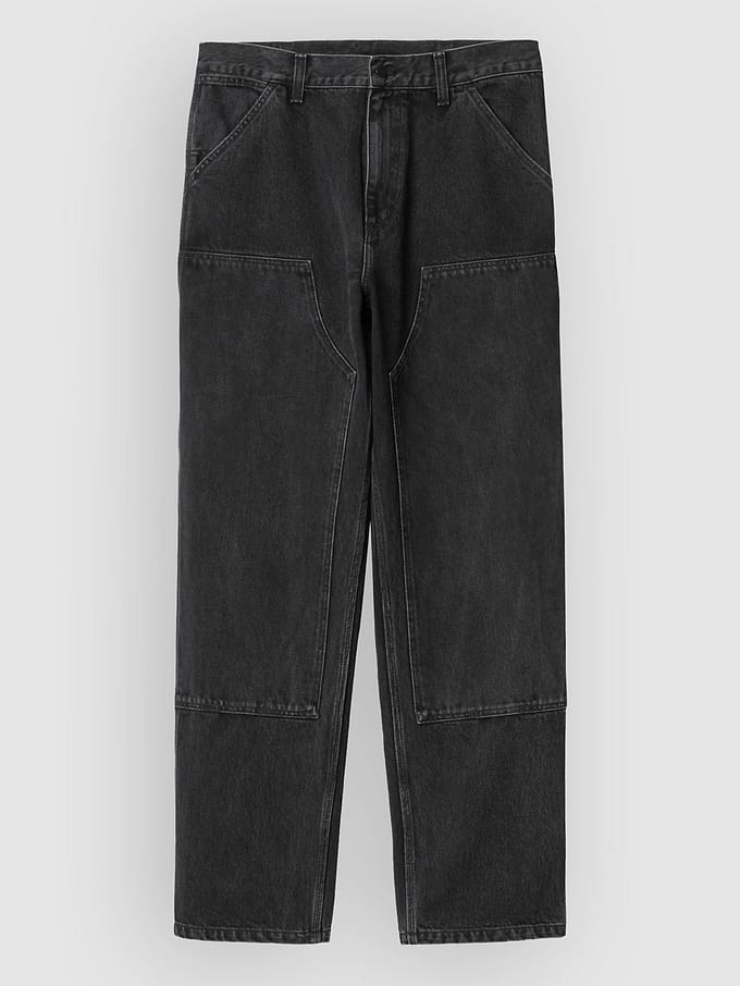 Carhartt WIP Double Knee Jeans zwart