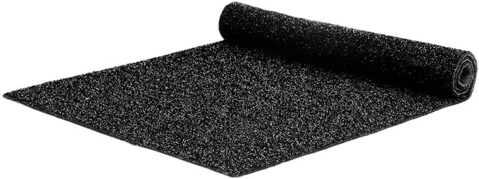 GJ Floors - Exclusieve glitter loper | Zwart - Breedte x Lengte: 2 meter / 8 meter