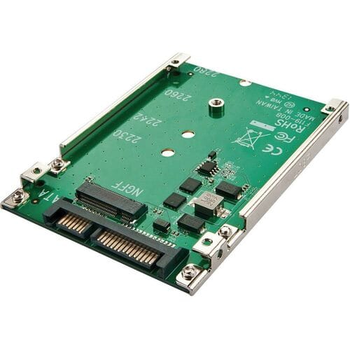 Renkforce Interfaceconverter [1x SATA-combi-stekker 15+7-polig - 1x M.2 NGFF]