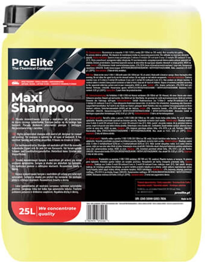PROELITE MAXI SHAMPOO AUTO WAS SHAMPOO 25L