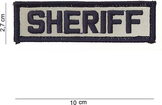 Embleem stof Sheriff