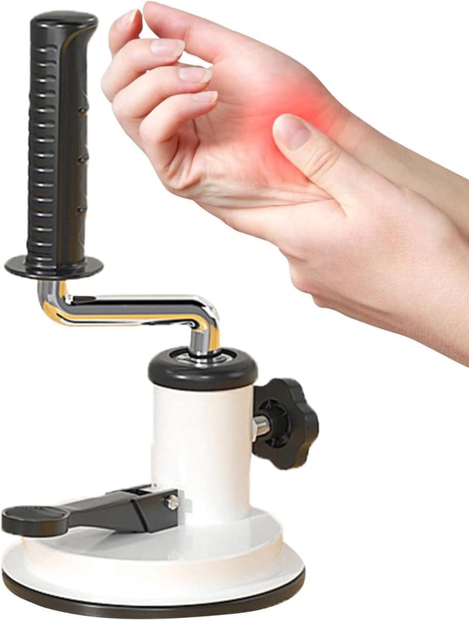 Arm Exerciser - Schoudertrainer Hometrainer - Herstel en Fitness - Verstelbare Intensiteit - Compact Ontwerp - Grijs