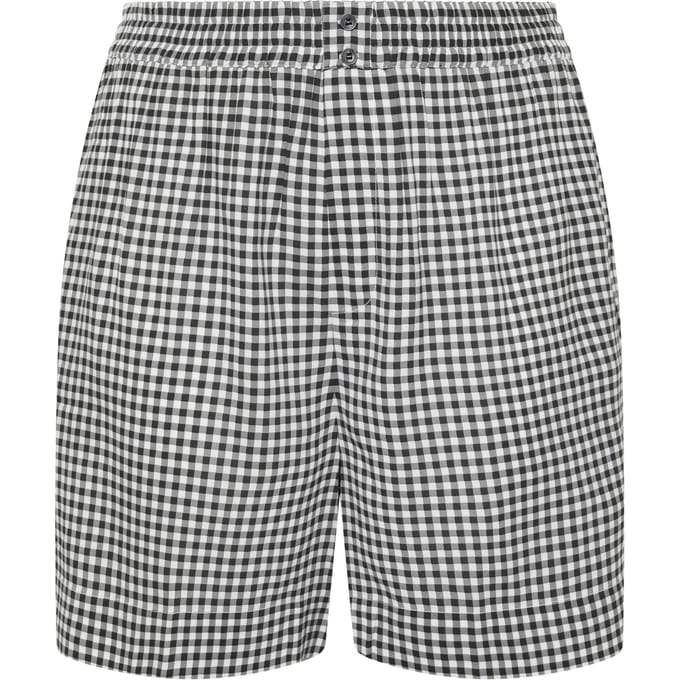 Yours Zwarte Geruite Shorts Size 58-60