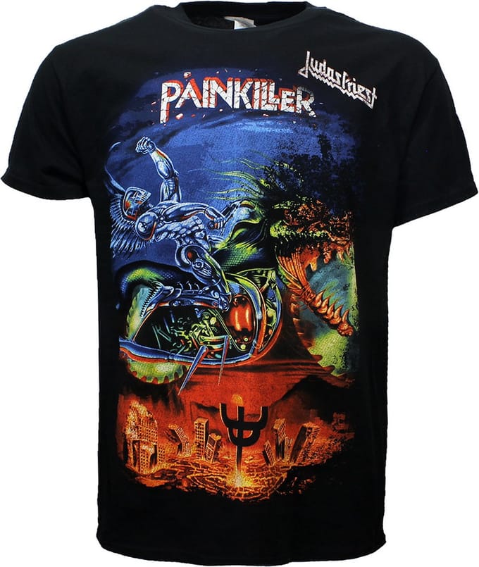 Judas Priest Painkiller T-Shirt - Officiële Merchandise - M