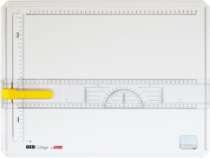 Aristo tekenbord - GEOCollege - A3 formaat - wit kunststof - AR-7030