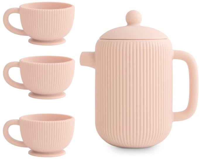 Mushie Theeservies Speelgoed - Siliconen - Blush