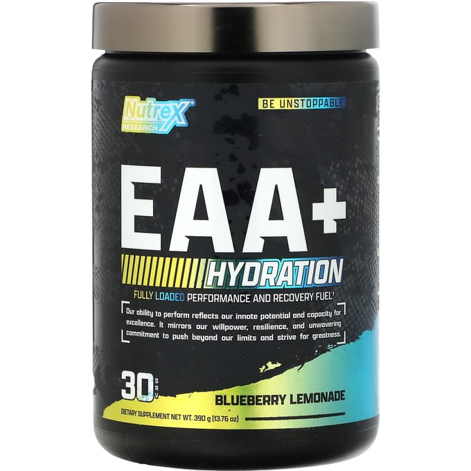 Nutrex Research, EAA et Hydratation, Limonade Myrtille, 13.76 oz (390g)