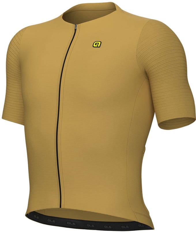 Ale Pr-e Earthy Style Korte Mouw Wielertrui Geel 2XL Man