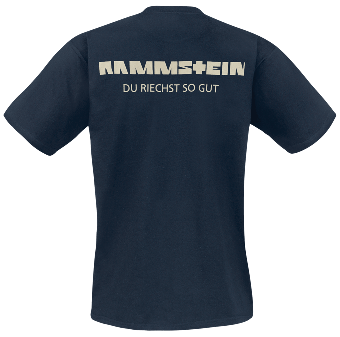 Rammstein T-shirt - Wahnsinn - S tot 3XL - voor Mannen - navy