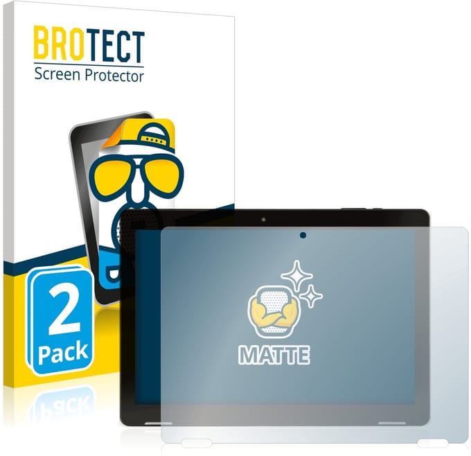 BROTECT - Screenprotector voor Hannspree Pad Apollo 2 - Folie Beschermfolie matte 2 Stuks