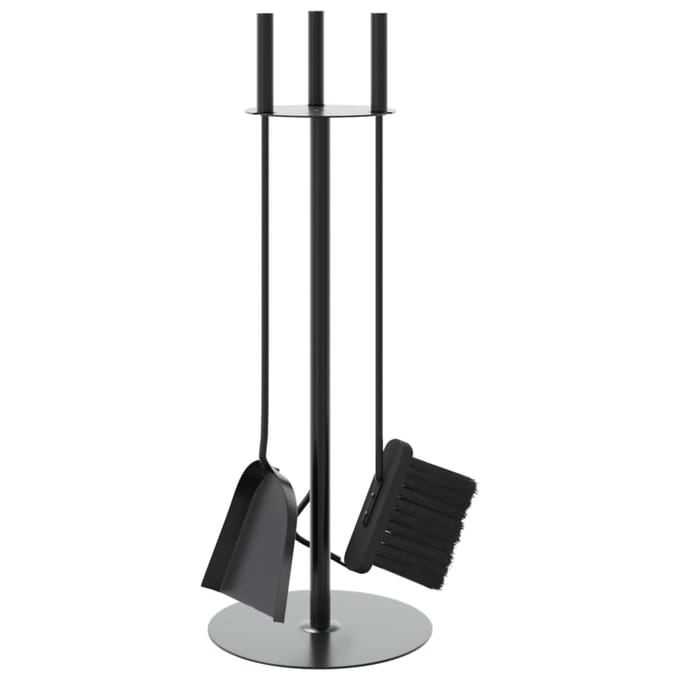vidaXL - 4-delige - openhaardgereedschapset - 22x59 - cm - staal