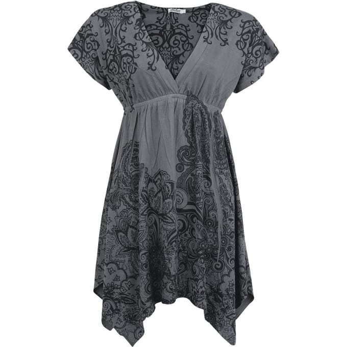 Innocent Mini-jurk - Smock - XS tot S - voor Vrouwen - grijs