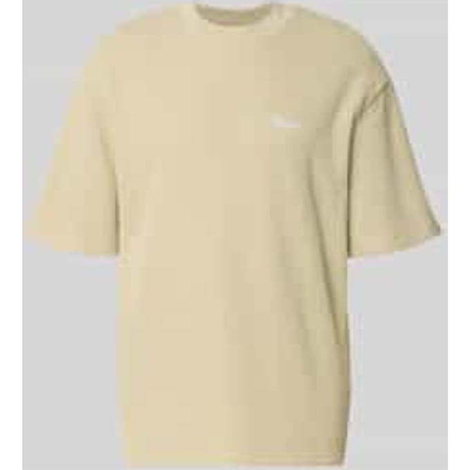 Overzized T-shirt met structuurpatroon