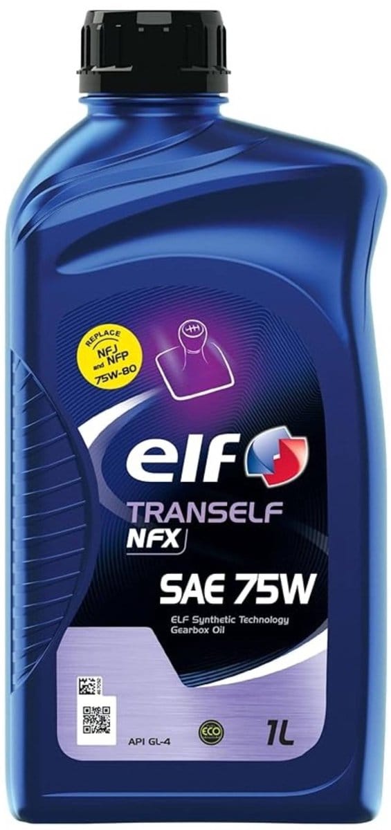 Total Elf Tranself NFX 75w versnellingsbak olie 1 liter
