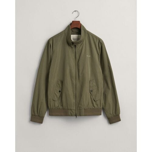 Gant Lightweight Harrington Jacket Juniper Green / male