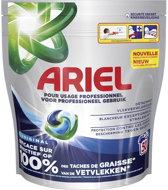 Ariel Professional Waspods Regular 50 Stuks - Wasmiddel Capsules - Voordeelverpakking