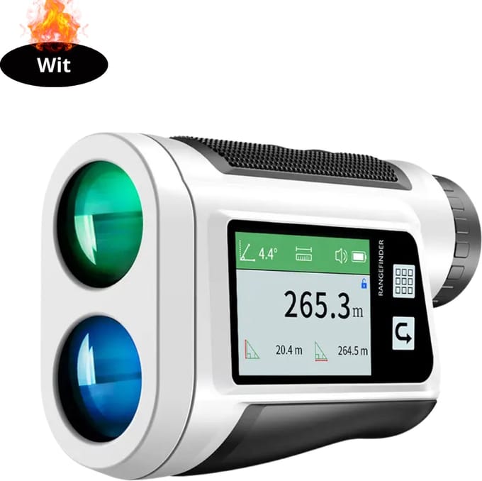 Livano Afstandsmeter - Laser - Afstandmeter - Rangefinder - Digitaal - Golf - 1000M - Wit