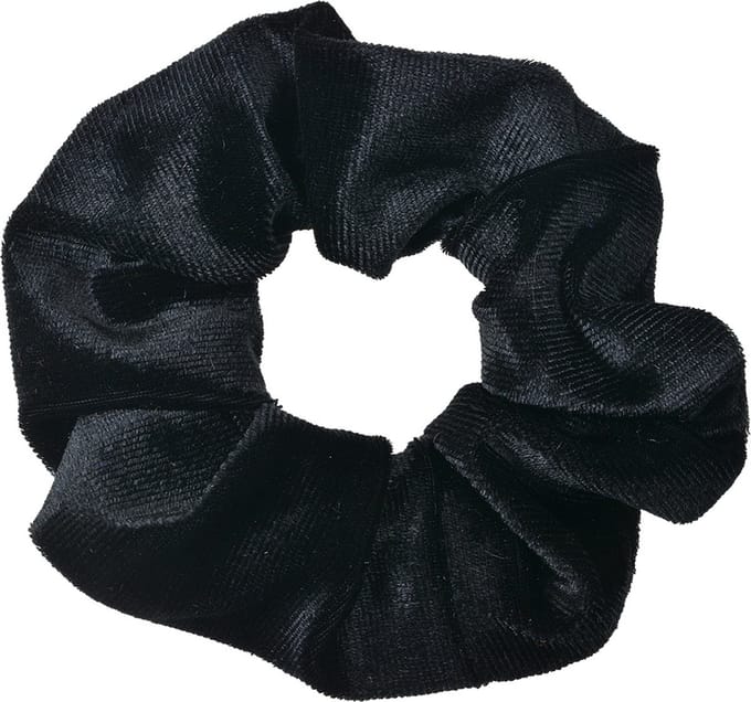 Clayre & Eef Haarelastiek Ø 10 cm Zwart Velours