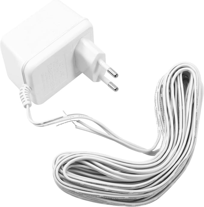 Deurbel Transformator - Stroomadapter Bel - Video Deurbel - Verbeterde Prestaties - 24V - Wit