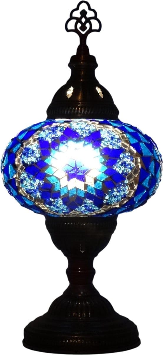 Oosterse mozaïek tafellamp (Turkse lamp) ø 13 cm