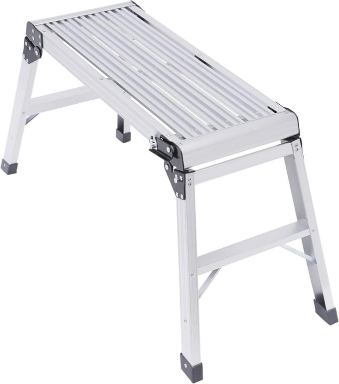 Aluminium Vouwladder en Werkplatform met 150 kg Draagvermogen