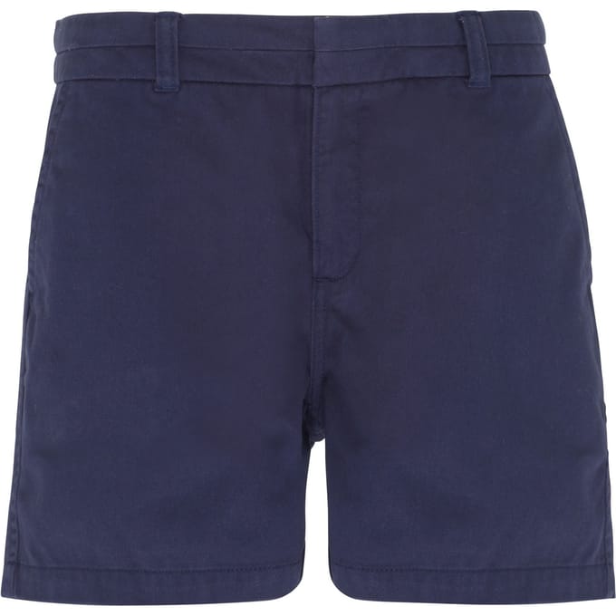 Asquith & Fox Dames/Dames Klassieke Fit Shorts (Marine)